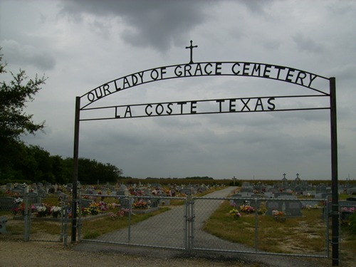Our Lady of Grace Cemetery , La Coste Texas
