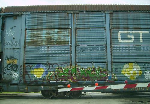 LaCoste Texas - Railroad graffiti