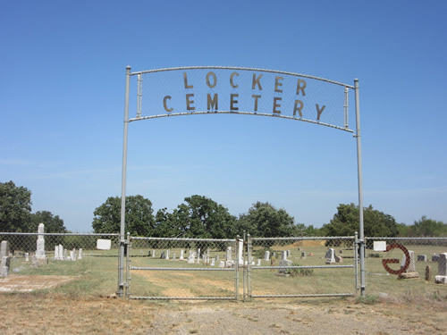 Locker TX - Locker Cemetery, San Saba County