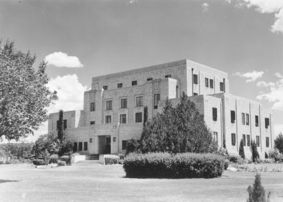 1932 Menard County Courthouse, Menard Texas old photo