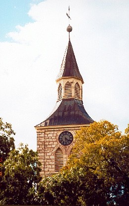 New Braunfels Tx Prostestant Church tower