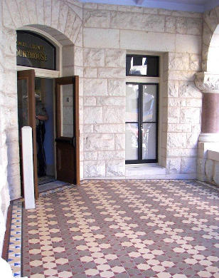 TX - Comal County Courthouse Tile Floor