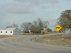 Noack Texas fire department and country road
