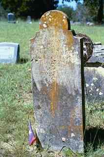 Mary Smith headstone, Oatmeal  Cemetery, Texas