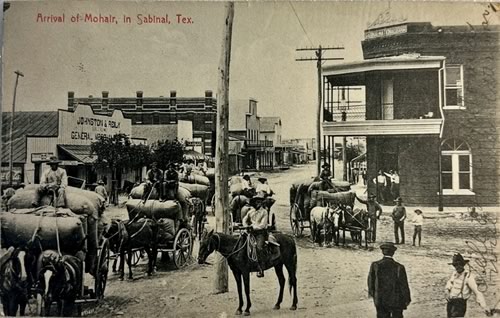 Sabinal, Texas - Arrival of Mohair, 1909