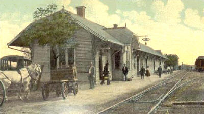 MKT Depot, San Marcos, Texas, early 1900s