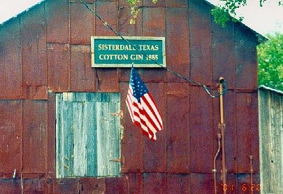 Sisterdale, Texas 1885 cotton gin