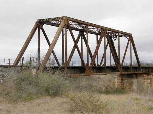 Spofford Tx 2nd Railroad Bridge Over Elm Creek