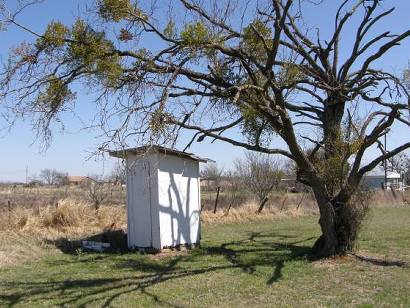 Spring Creek TX - Outhouse