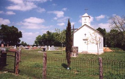 St. Mary's Chapel and cemetery, Twin Sisters, Texas