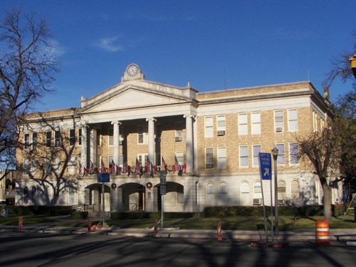 1927 Uvalde County courthouse, Uvalde Texas 