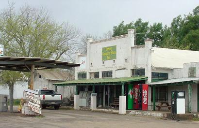 Yancey Texas country store and gas station