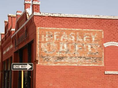 Anson Tx - Cafe & Grocery Ghost Sign