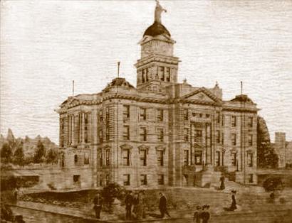 Anson Texas 1910 Jones County Courthouse before remodeling