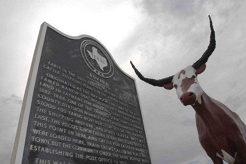 Parmer County TX - Bovina Bull Sculpture
