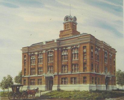 Original 1908 Randall County Courthouse, Canyon Texas