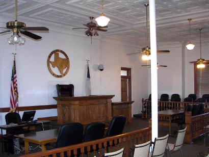 Channing TX - Hartley County Courthouse District Courtroom