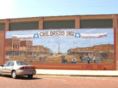 Childress Texas - 1902 Childress Mural