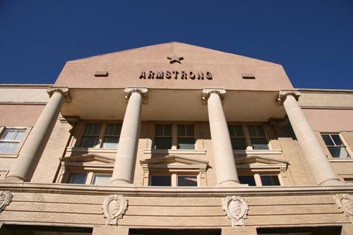 Armstrong County Courthouse close up, Claude Texas
