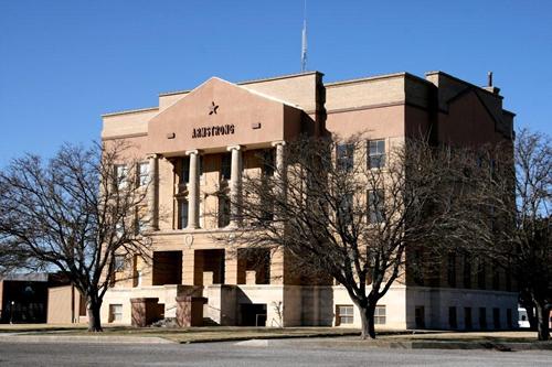 Armstrong County Courthouse today, Claude Texas