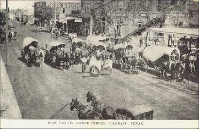 Colorado City, Texas, Second Street, 1917