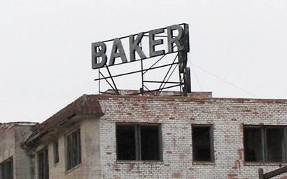 Baker Hotel sign,  Colorado City Texas 