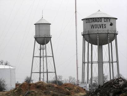 Colorado City Texas water towers