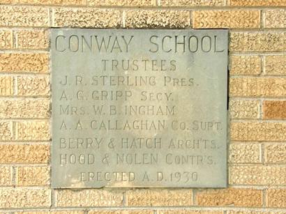 Conway Tx  -  Conway  School Cornerstone
