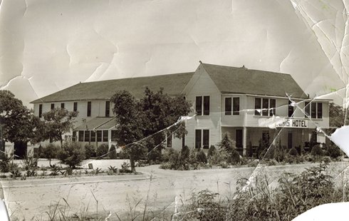 Cromer Hotel Cross Plains TX 1940s 