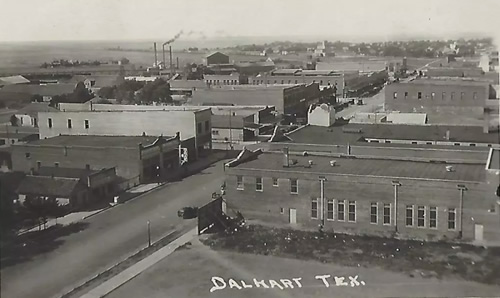 Dalhart TX Bird's eye View 