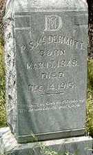 Dermott TX - McDermott tombstone