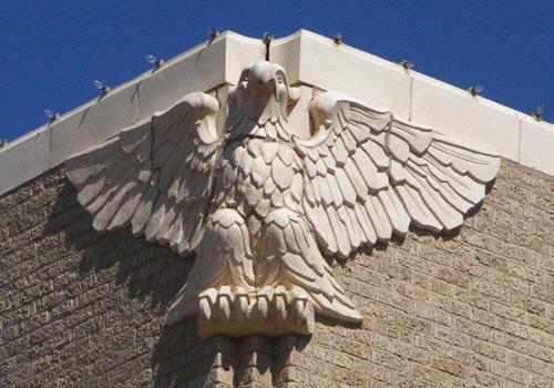 Moore County Courthouse eagle, Dumas Texas