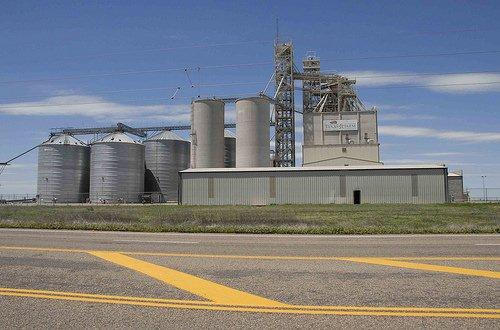 Farnsworth TX Outskirts Grain Elevators