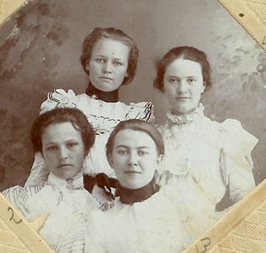 Goodnight College 1899 class photo , Texas 