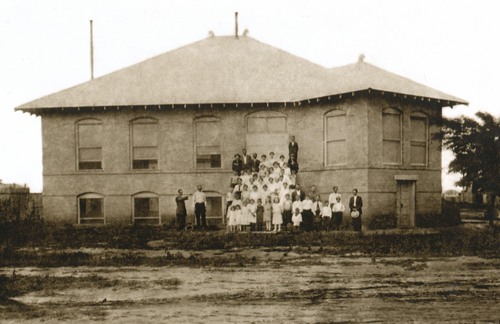 Hedley TX First Methodist Church 1915 old photo