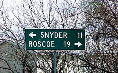 TX - Sign to Snyder & Roscoe 