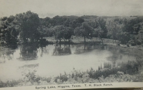 Higgins Texas - Spring Lake, T. H. Black Ranch, Lipscomb County, 1933