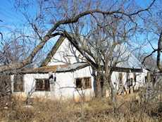 Justiceburg, Texas abandoned residence