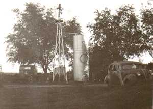 Windmill in Lubbock, Texas, 1930s-40s