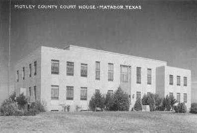 The 1948 Motley county Courthouse, Matador, Texas