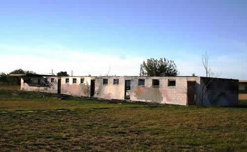 McCalley  TX burned out school rooms