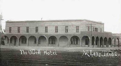 O'Dell Hotel, McLean Texas old  photo