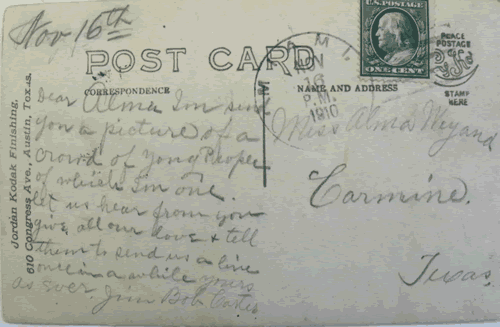 Miami TX, Roberts County,  1910 postmark
