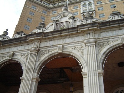 Baker Hotel entrance