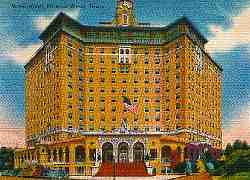 Baker Hotel, Mineral Wells, Texas, post card