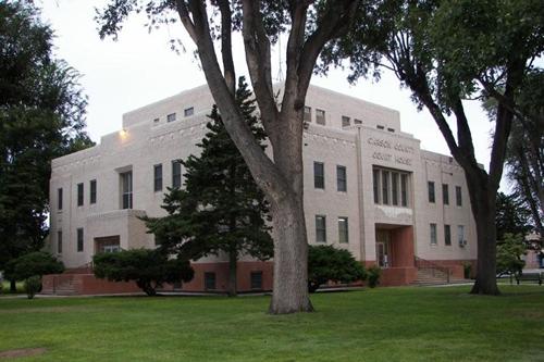 1950 Carson County courthouse, Panhandle Texas