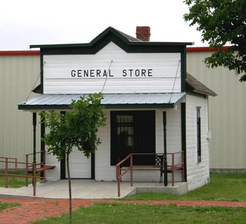 Perryton Tx - General Store in Museum of the Plains 