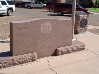 Plains, Texas WWII marker