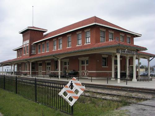 San Angelo TX -  1910 Orient-Santa Fe Depot 