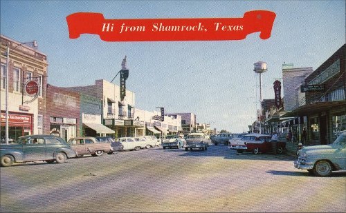 Shamrock, Texas street scene